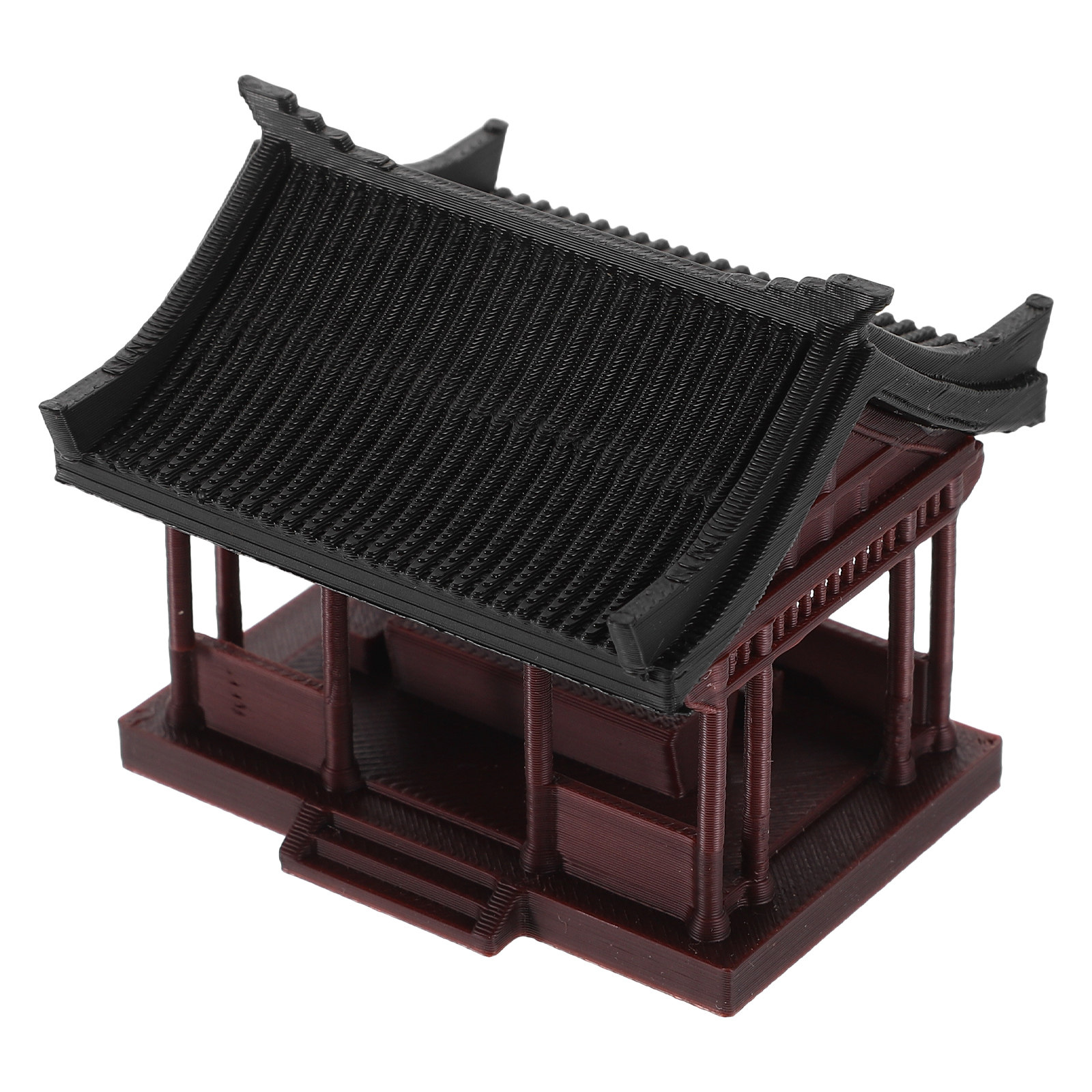 Bonsai Garden With Sand - Miniature Chinese Pagoda Ornament for Terrarium