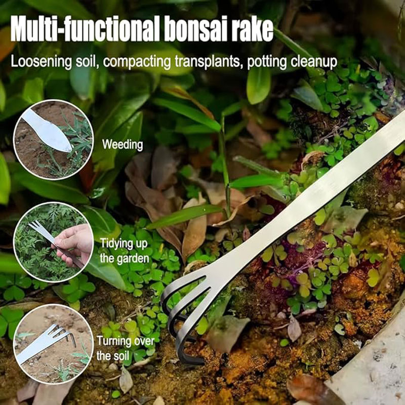 Stainless Steel Root Rake Hand - Bonsai Garden Zen 评论和价格