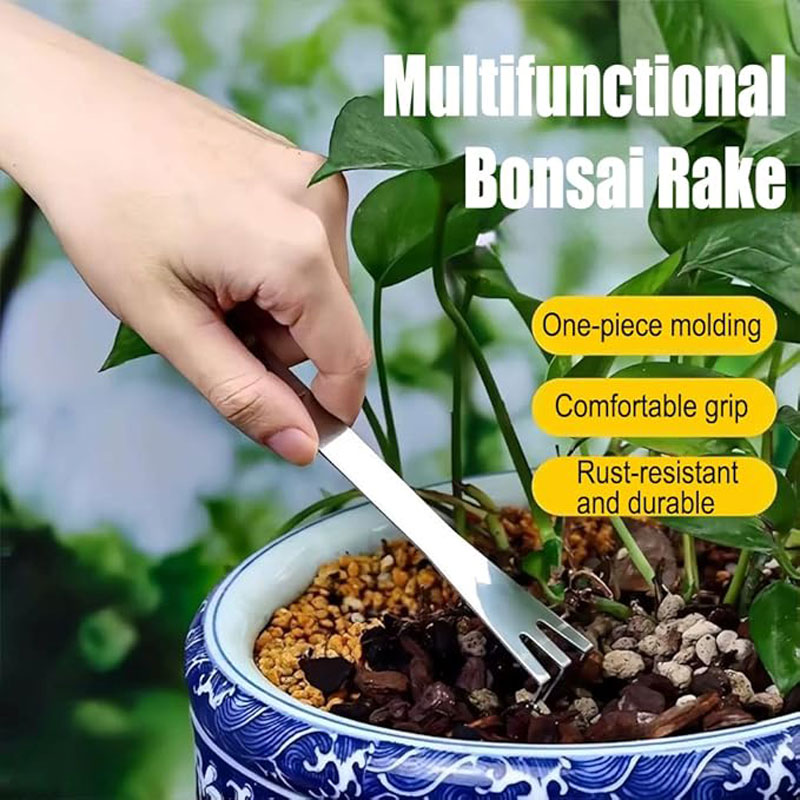 Stainless Steel Root Rake Hand - Bonsai Garden Zen 评论和价格