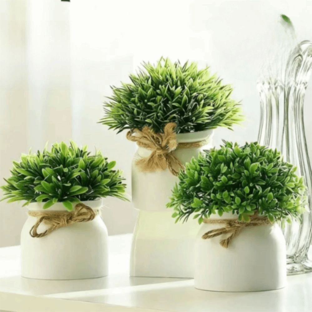 with Pot Artificial Plants Out - Bonsai Garden Zen 评论和价格