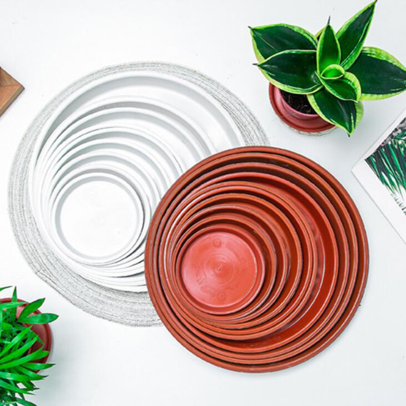 10pcs Plastic Flower Pot Tray  - Drip Tray Saucer 评论和价格