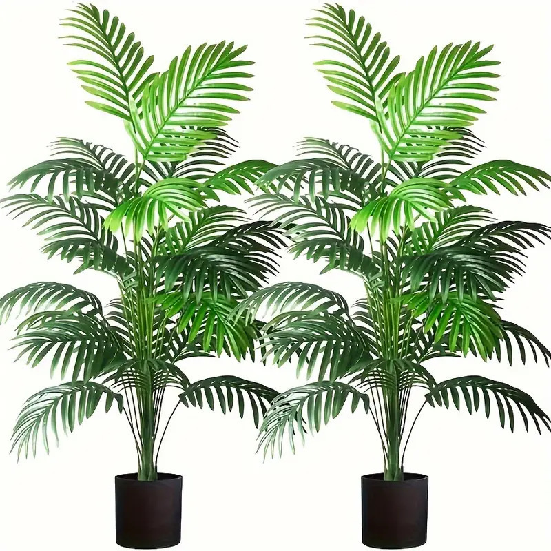 24 Leaves Areca Palm Artificia - Bonsai Garden Zen 评论和价格