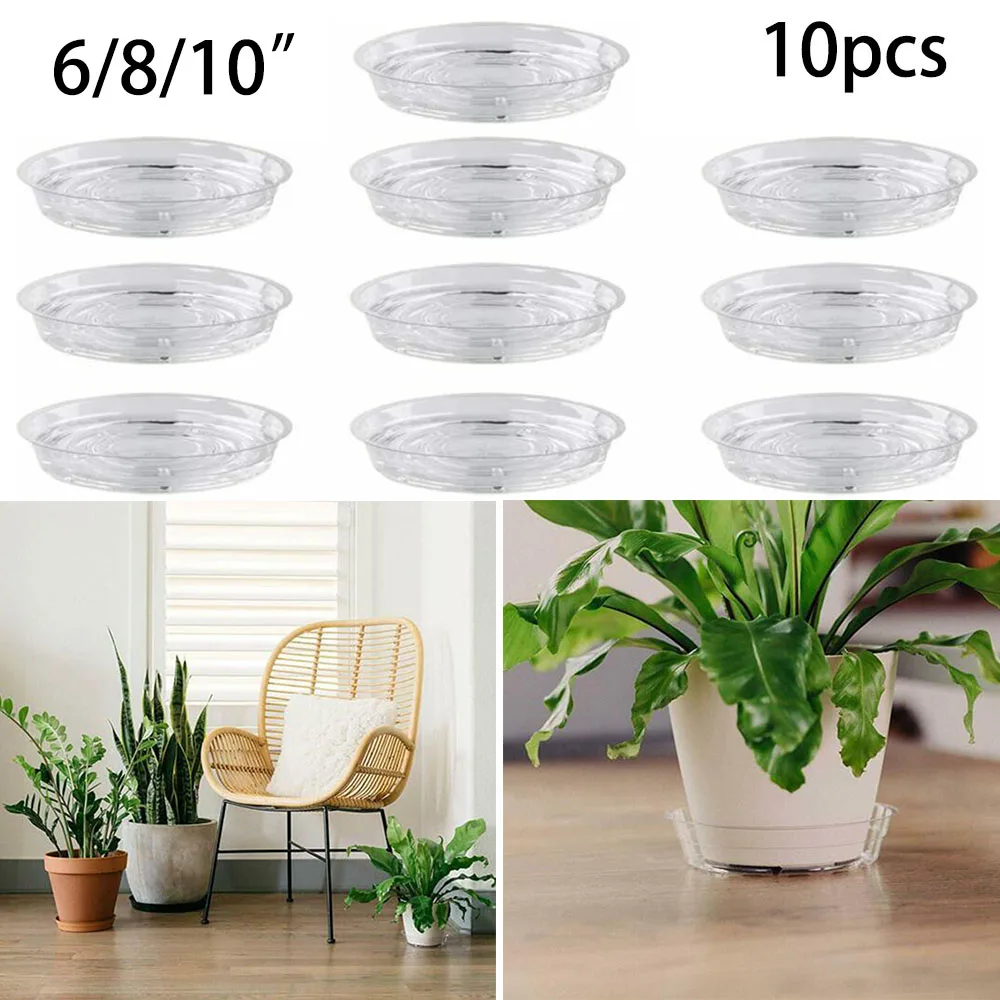10pcs Garden Plant Saucer Drip - Drip Tray Saucer 评论和价格