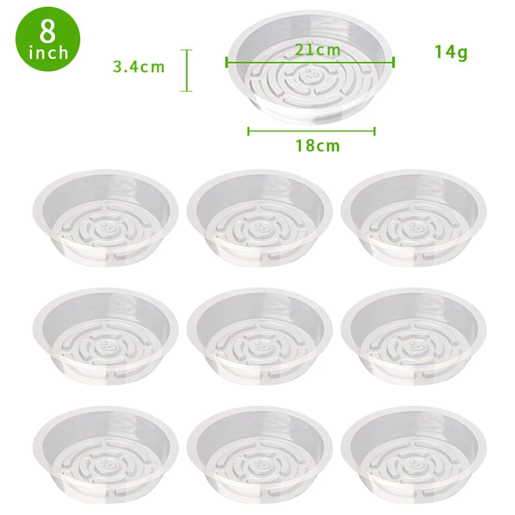 10/24pcs Plastic Plant Saucer  - Drip Tray Saucer 评论和价格