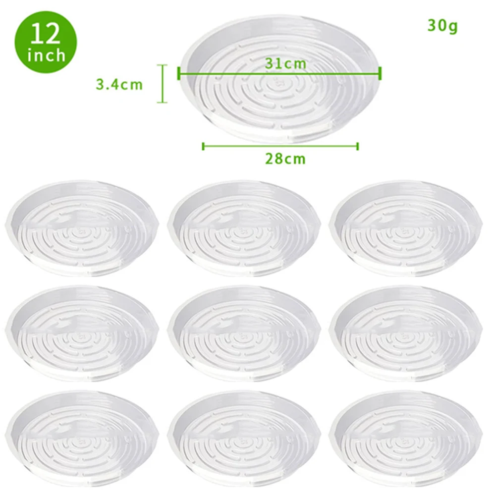 10/24pcs Plastic Plant Saucer  - Drip Tray Saucer 评论和价格