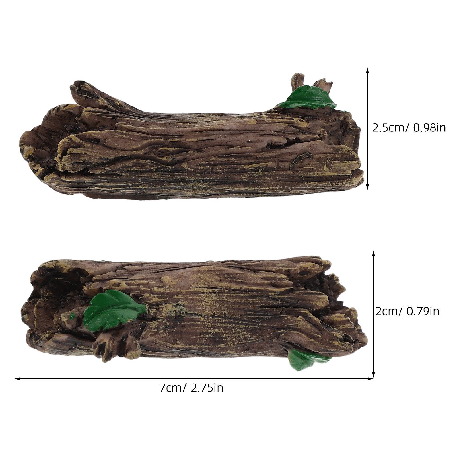 4Pcs Miniature Resin Tree Stum - Bonsai Garden With Sand 评论和价格