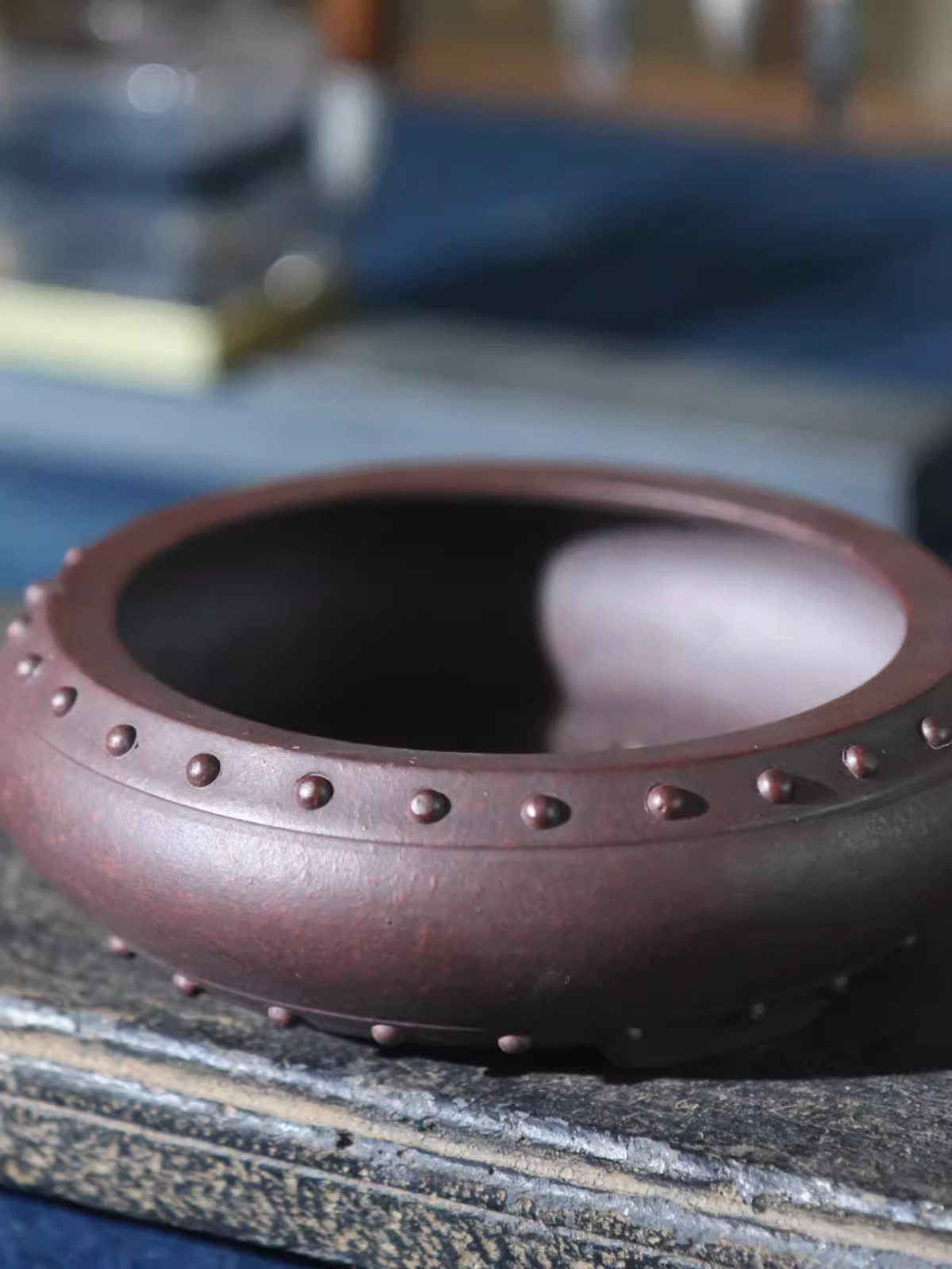 Ceramic Circle Bonsai Pot, Mad - Bonsai Garden With Sand 评论和价格