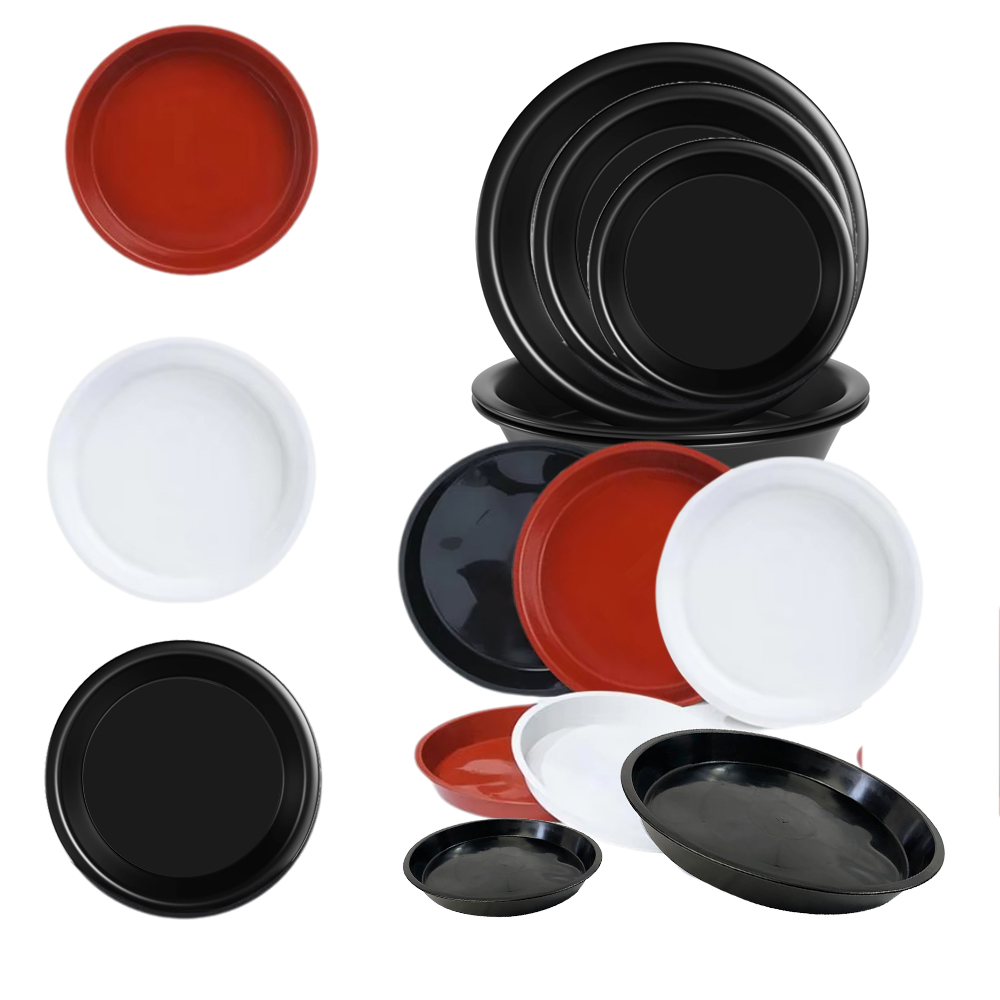 3-5PC Durable Plastic Plant Sa - Drip Tray Saucer 评论和价格