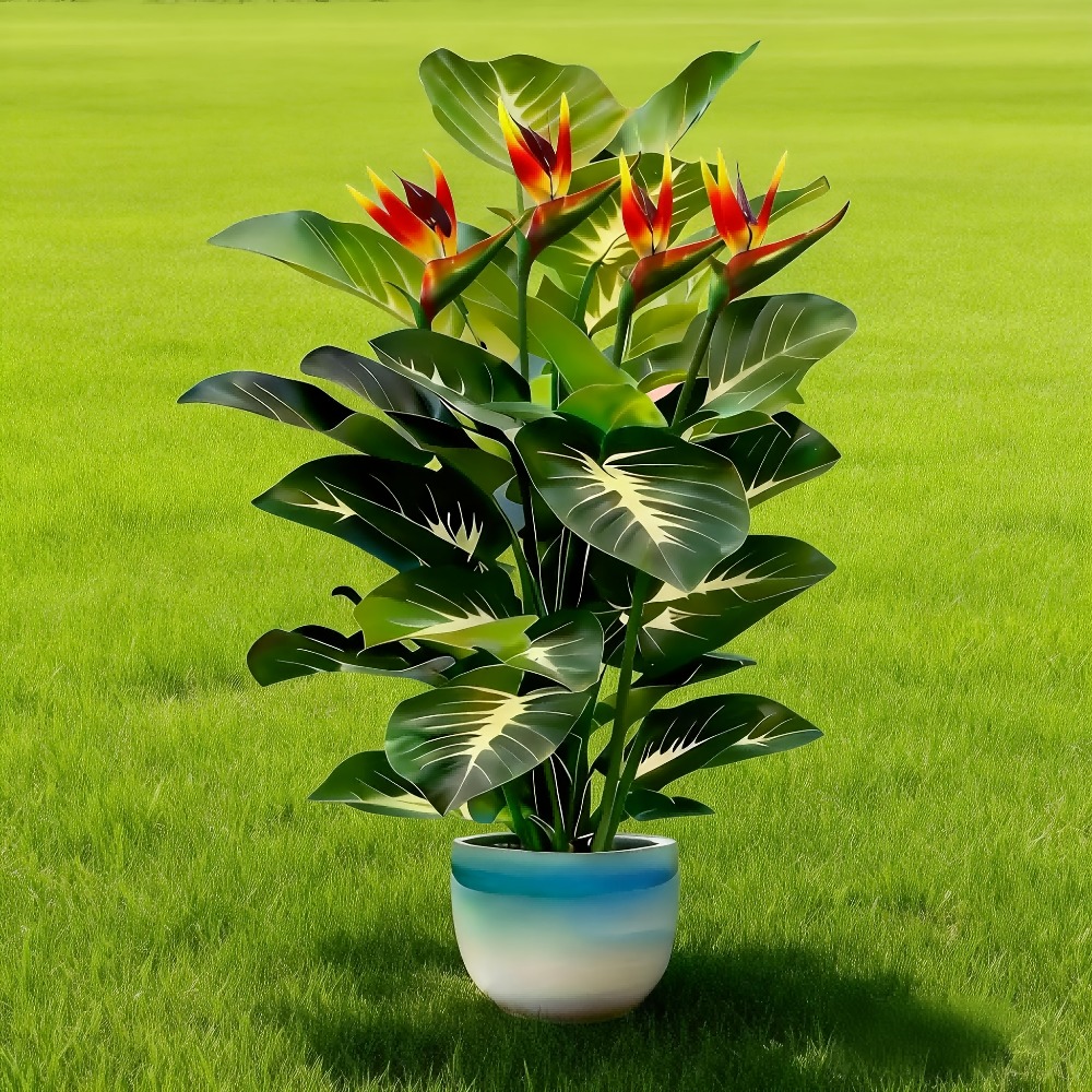Artificial Bird of Paradise an - Bonsai Garden Zen 评论和价格