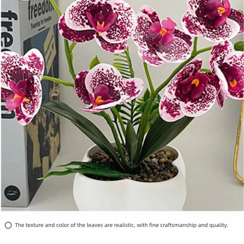 Multi-Bloom Simulated Butterfl - Bonsai Garden Zen 评论和价格