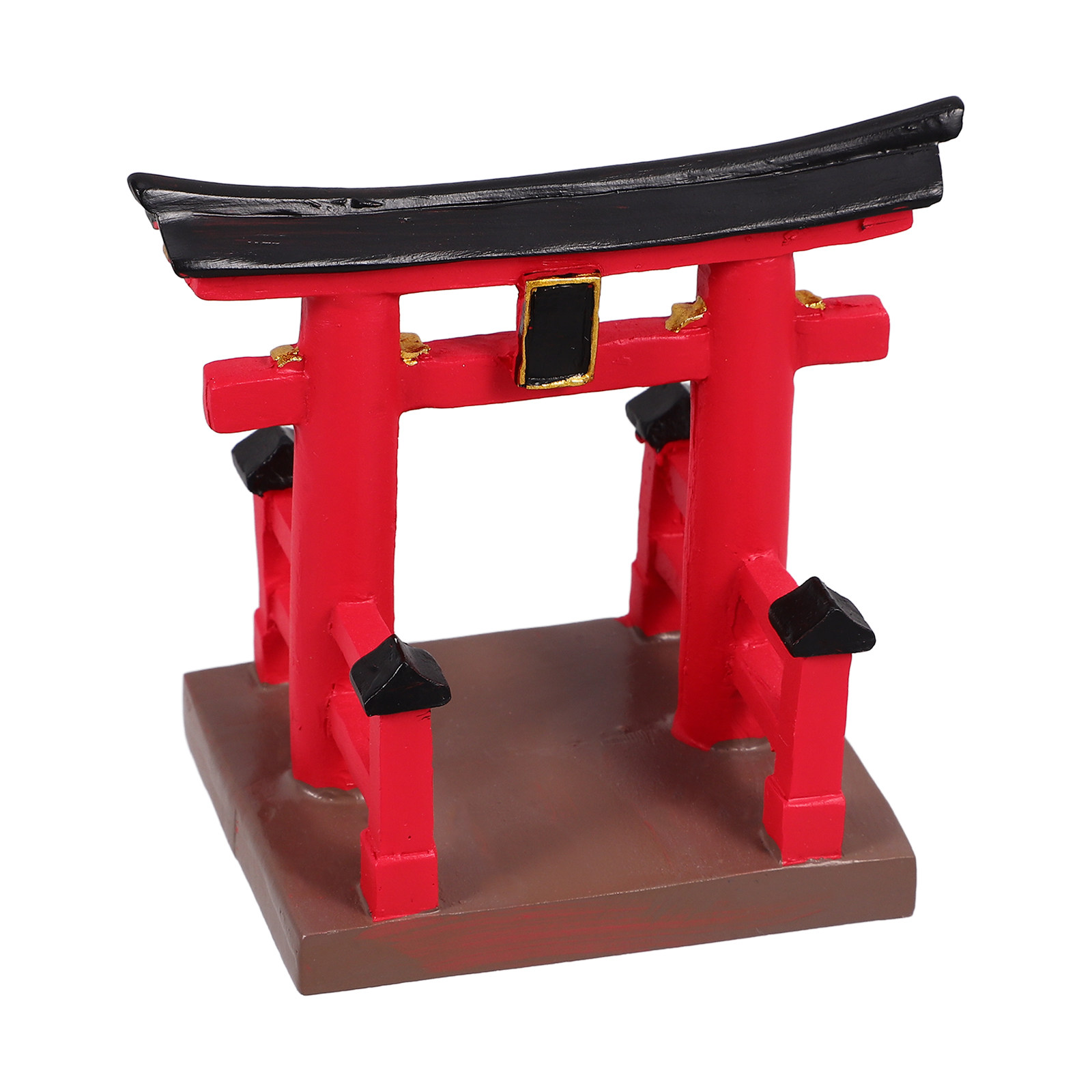 Miniature Resin Japanese Torii - Bonsai Garden With Sand 评论和价格
