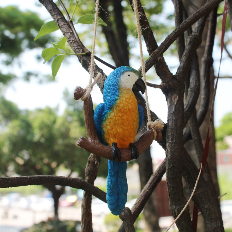 1Pcs Creative Swing Parrot Res - Bonsai Gardenia 评论和价格