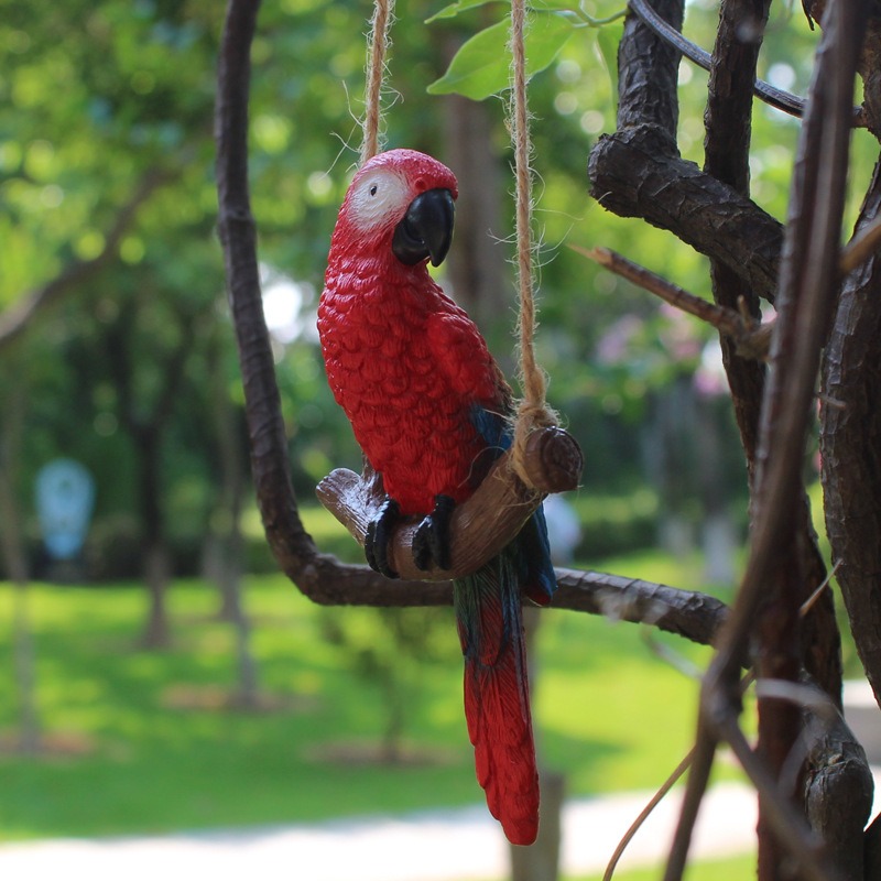 1Pcs Creative Swing Parrot Res - Bonsai Gardenia 评论和价格