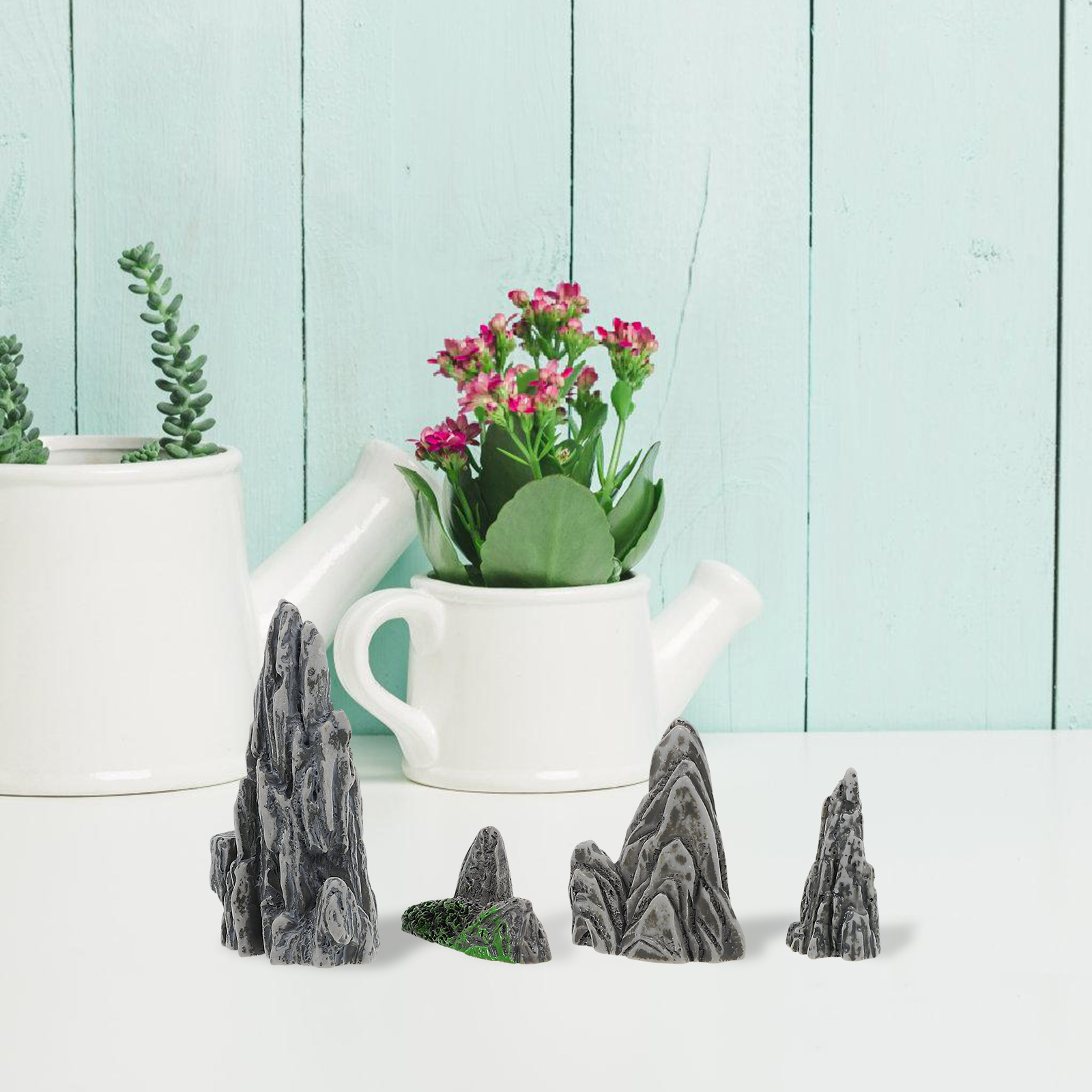 Miniature Rockery Bonsai Decor - Bonsai Garden With Sand 评论和价格