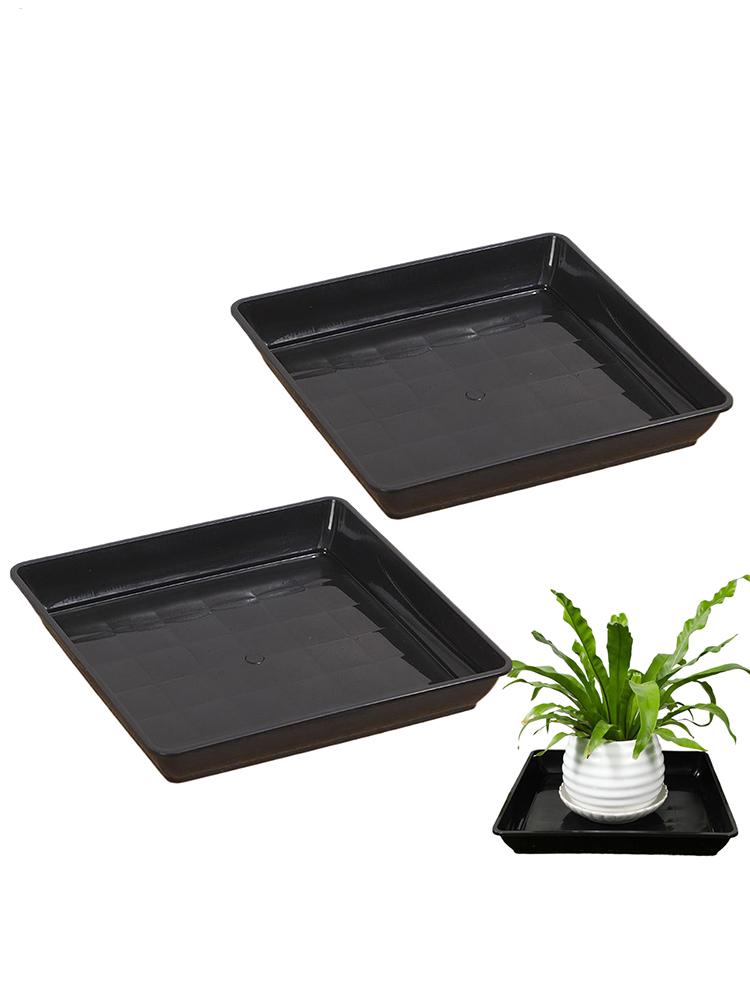 2 Pcs Flower Pot Base Thickene - Drip Tray Saucer 评论和价格