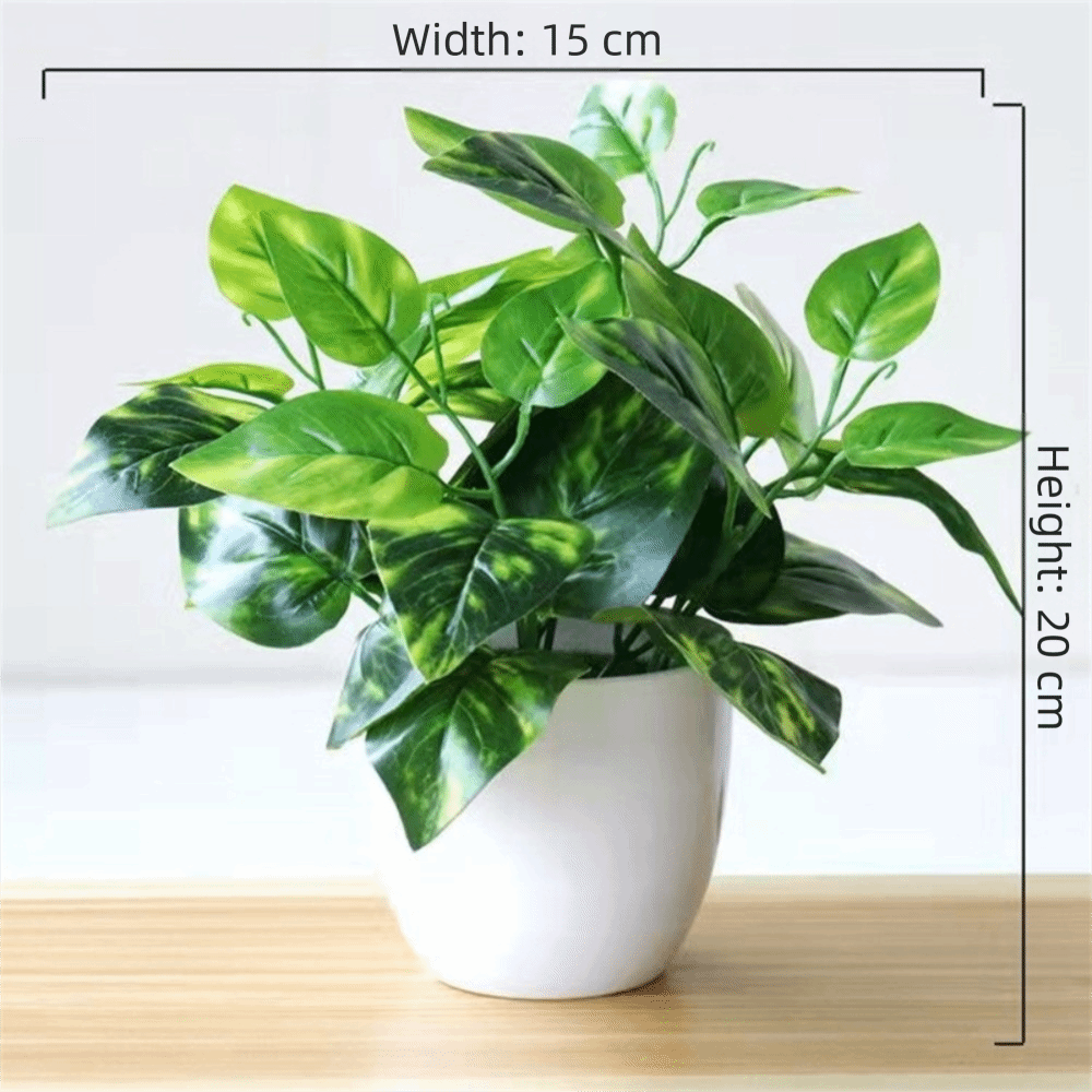 Mini Fake Potted Flowers Bonsa - Bonsai Gardenia 评论和价格