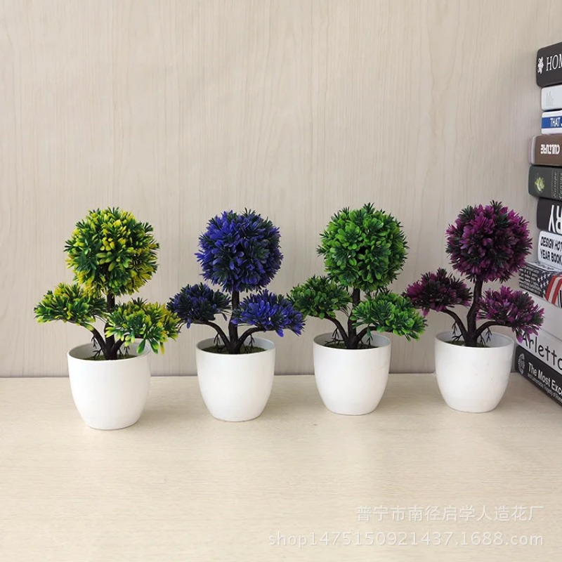 Artificial Small Tree Potted P - Bonsai Gardenia 评论和价格