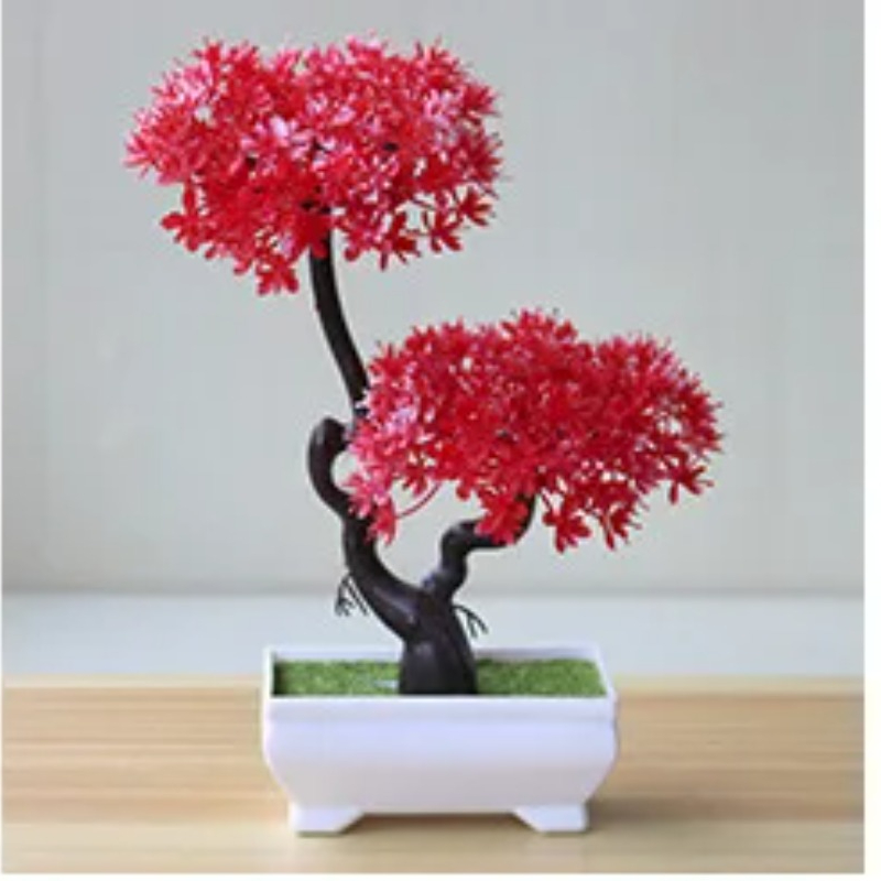 Artificial Small Tree Potted P - Bonsai Gardenia 评论和价格