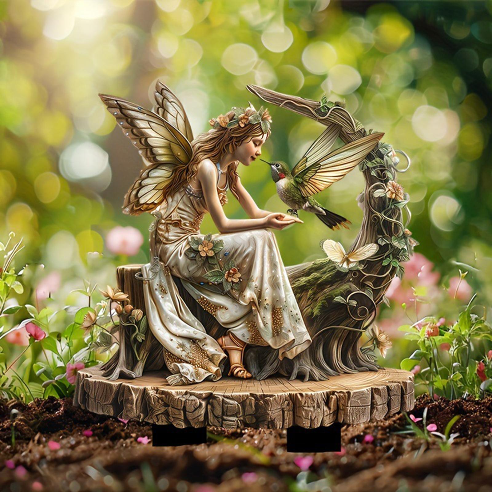Fairy Decorative Garden Stake  - Bonsai Gardenia 评论和价格