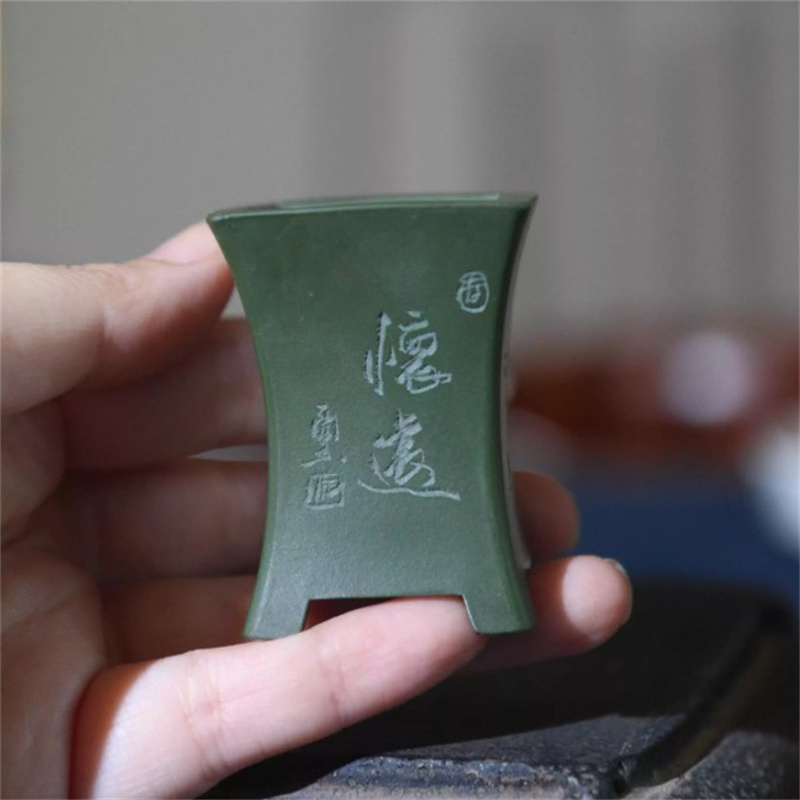 Ceramic Bonsai Pot ,Handmade C - Bonsai Garden With Sand 评论和价格