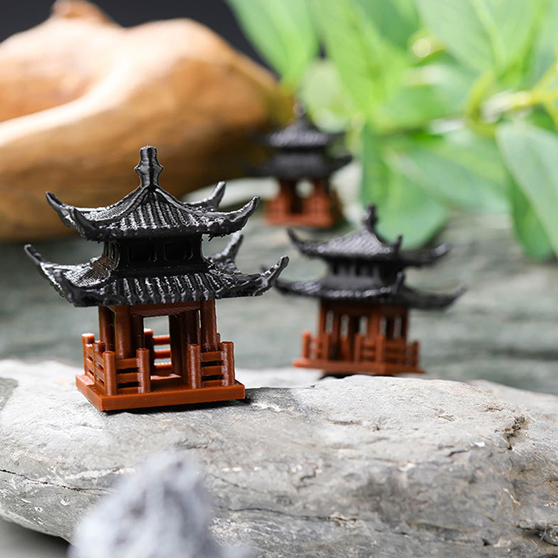 Mini Pagoda Statue Fairy Garde - Bonsai Garden Zen 评论和价格