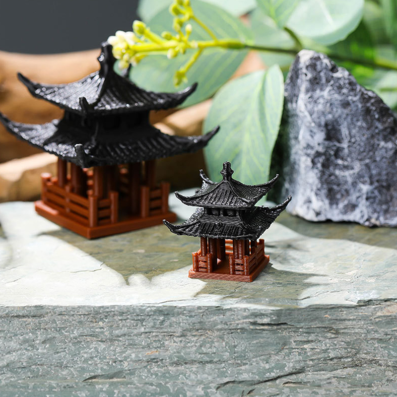 Mini Pagoda Statue Fairy Garde - Bonsai Garden Zen 评论和价格