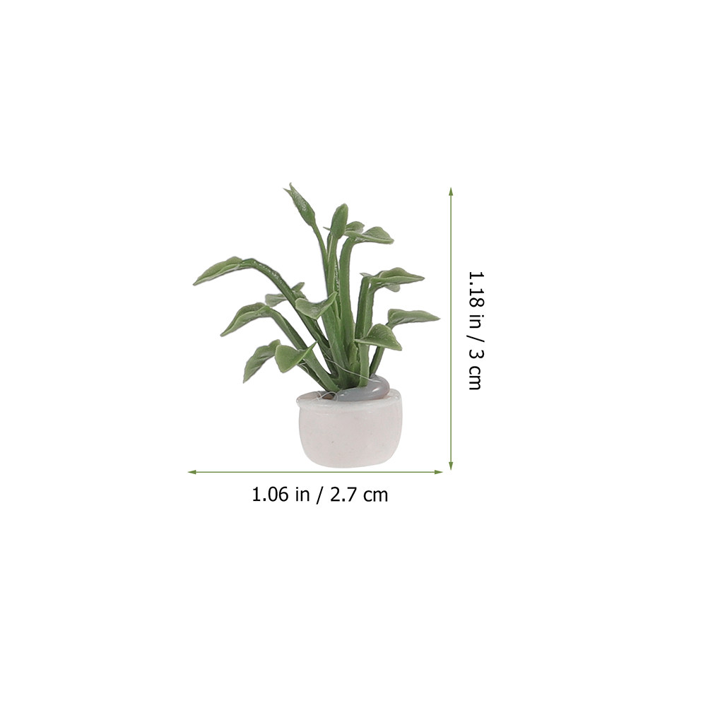 9Pcs Miniature Potted Plant Re - Bonsai Garden With Sand 评论和价格