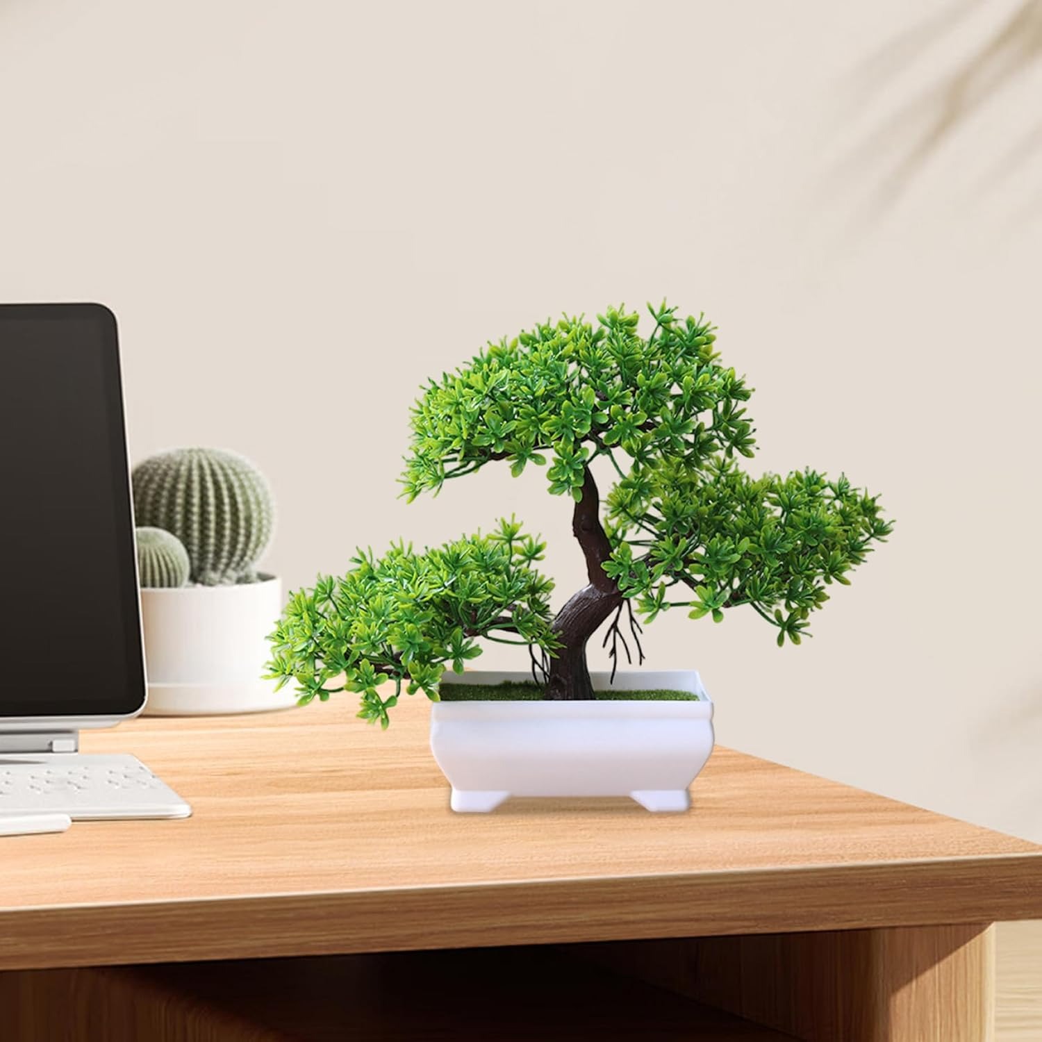 1/2Pcs Artificial Bonsai Tree  - Bonsai Gardenia 评论和价格